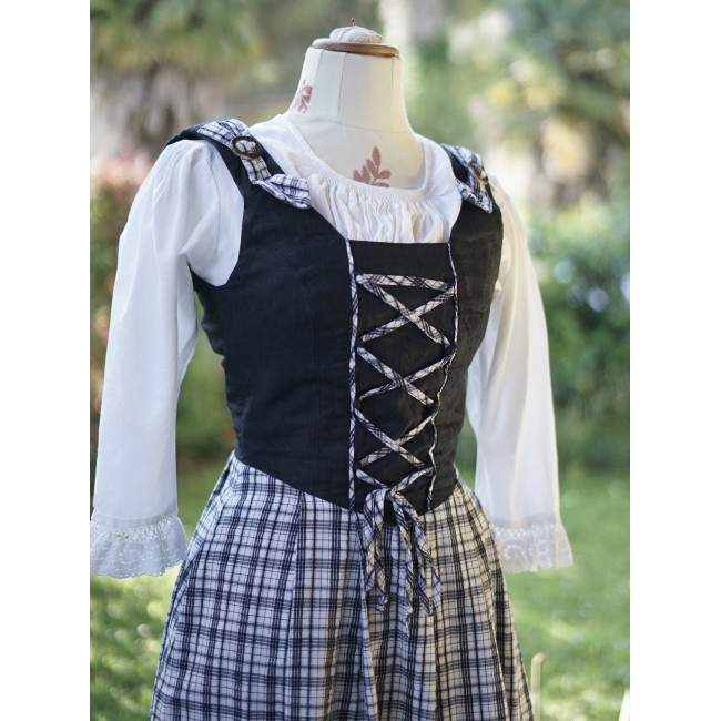 ABITO STILE TIROLESE DIRNDL  tg.34 it.  Almiro