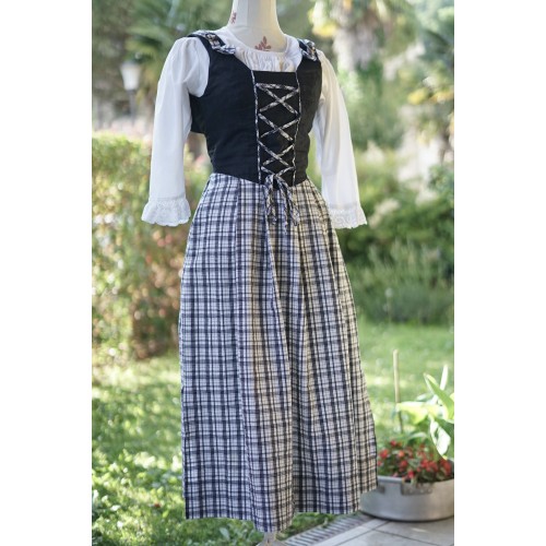 ABITO STILE TIROLESE DIRNDL  tg.34 it.  Almiro