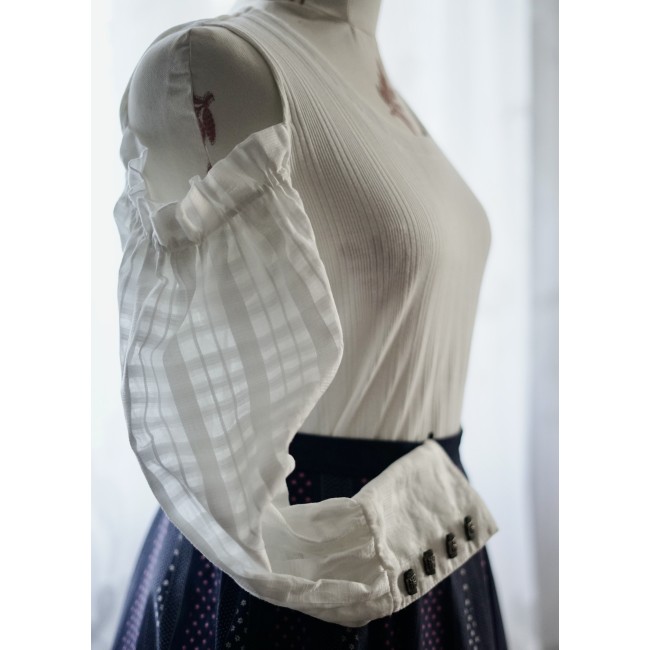 CAMICIA  STILE TIROLESE  TG. 44 it.