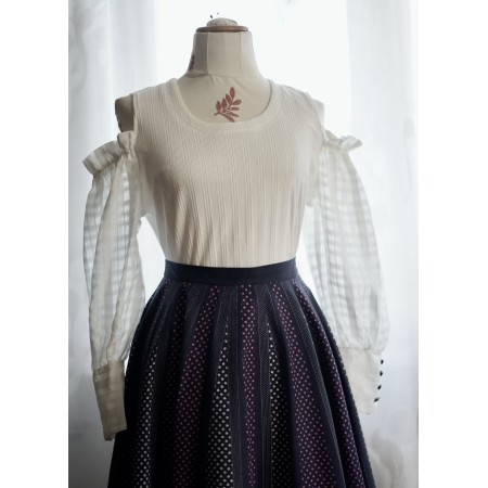 CAMICIA  STILE TIROLESE  TG. 44 it.