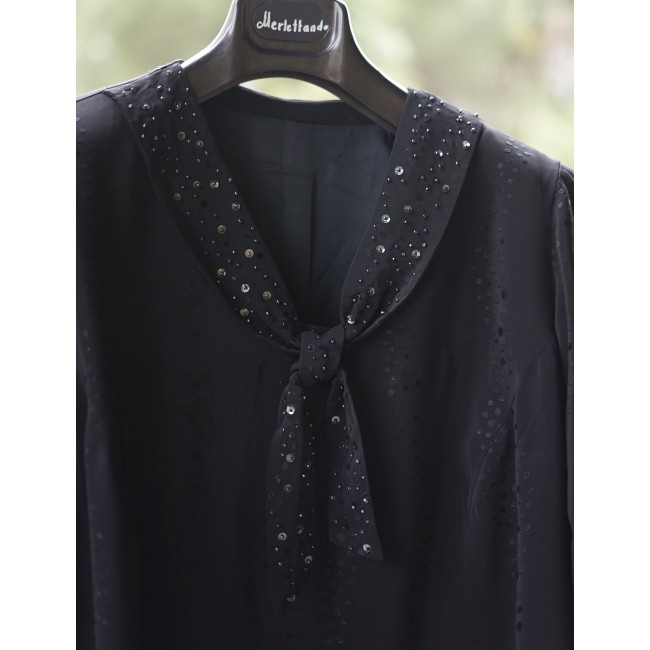 ABITO ELEGANTE NERO   tg. 52 it. circa VINTAGE