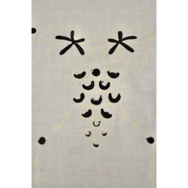 ANTICO RICAMO primi '900 TENDINA 114x60 cm Gute...