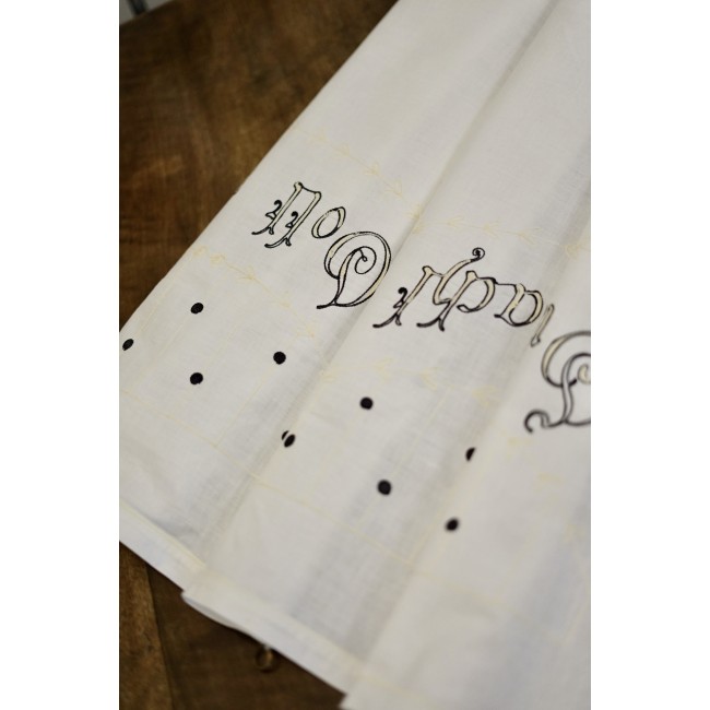 ANTICO RICAMO primi '900 TENDINA 114x60 cm Gute...