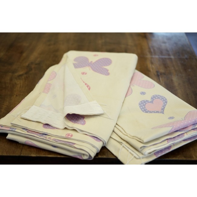 COPPIA TENDE CAMERETTA BAMBINA 210x230 cm FARFALLE