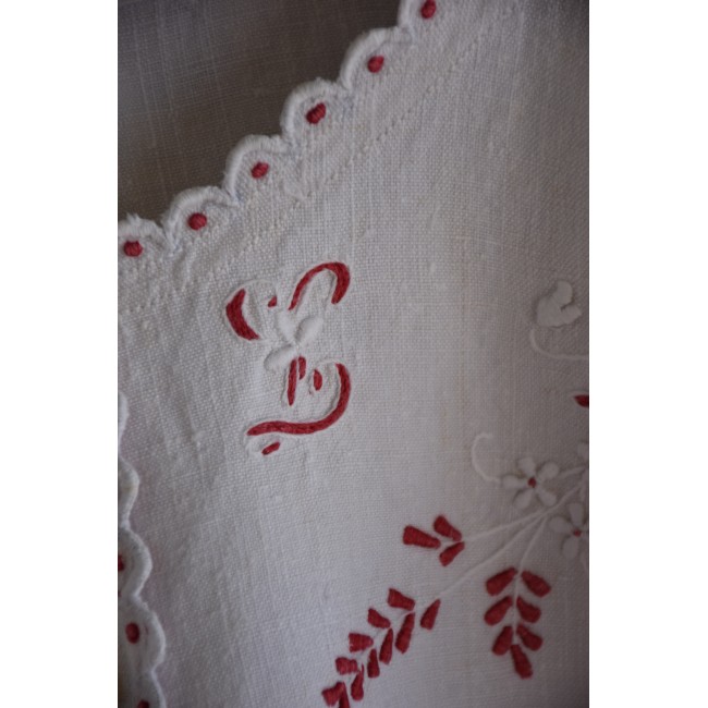 ANTICA CAMICIA DA NOTTE  CON MONOGRAMMA "MT"