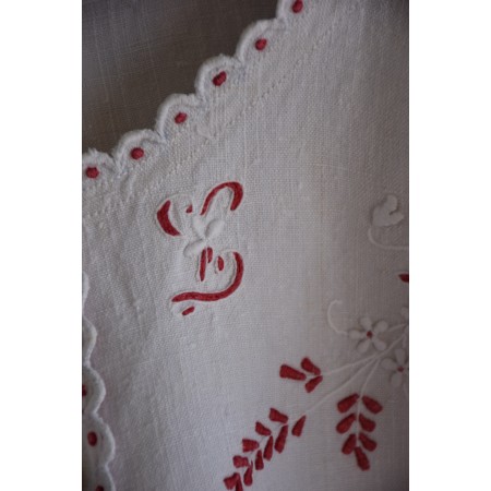 ANTICA CAMICIA DA NOTTE  CON MONOGRAMMA "MT"