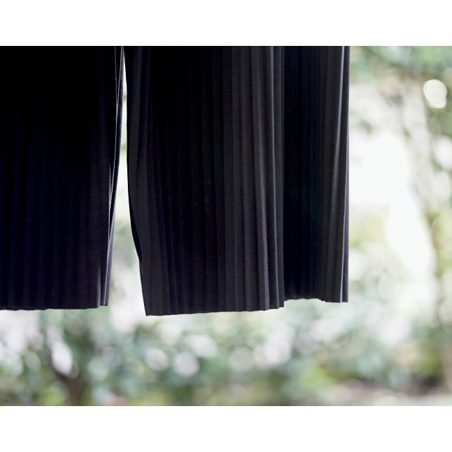 PANTALONI DONNA tg 42/44 it  NERO PLISSETTATO