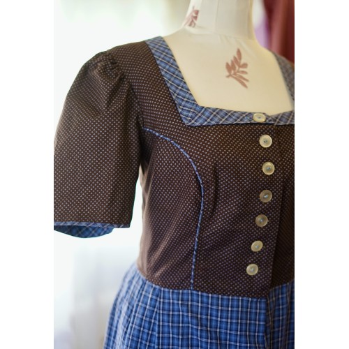 ABITO STILE TIROLESE tg. 48 it.  DIRNDL VINTAGE 2
