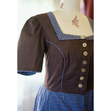 ABITO STILE TIROLESE tg. 48 it.  DIRNDL VINTAGE