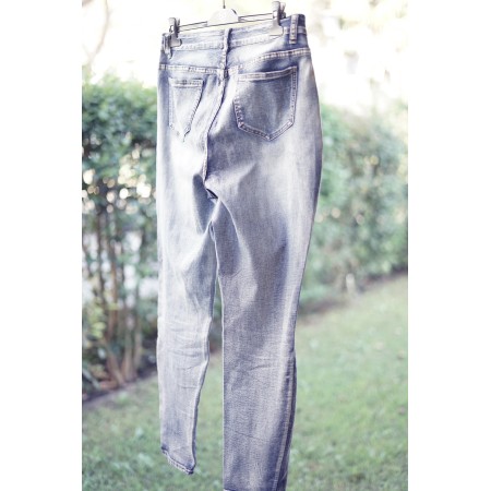 PANTALONI DONNA  tg 48 it. Jeans RICAMATI A MANO