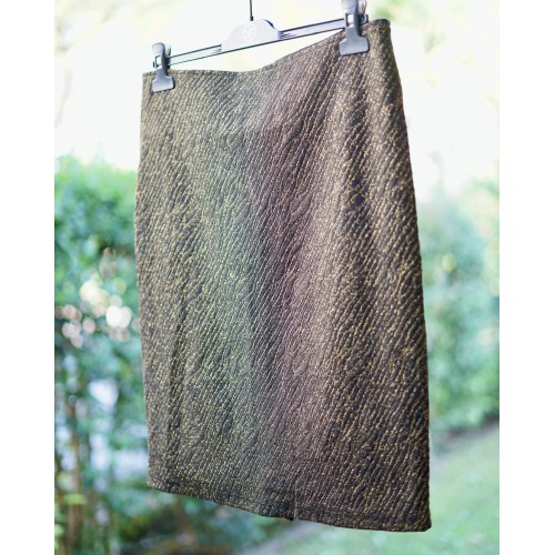 GONNA TUBINO NERO / ORO  tg.L