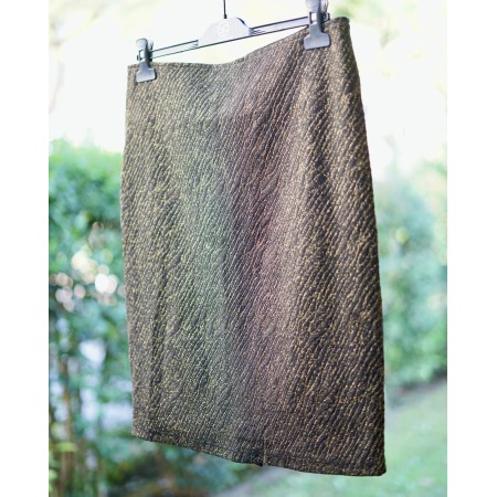 GONNA TUBINO NERO / ORO  tg.L