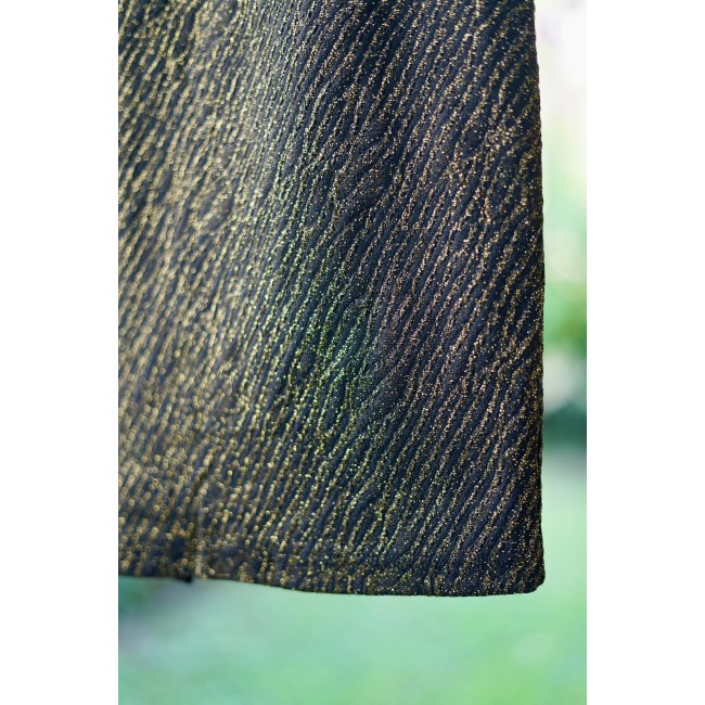 GONNA TUBINO NERO / ORO  tg.L