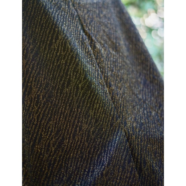 GONNA TUBINO NERO / ORO  tg.L