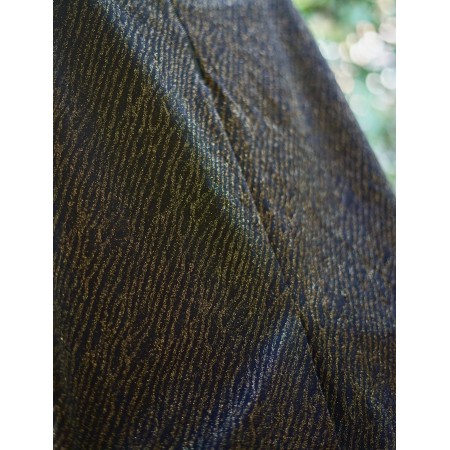 GONNA TUBINO NERO / ORO  tg.L