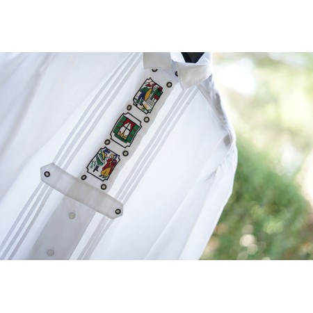 CAMICIA  STILE TIROLESE  TG. 46/48 it.