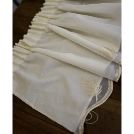 TENDA / MANTOVANA CREMA  260x43cm