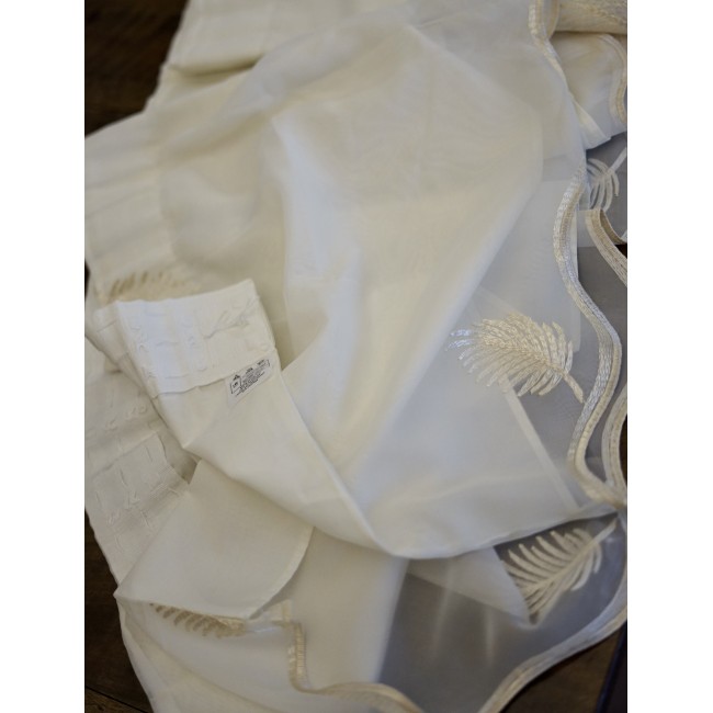TENDA / MANTOVANA CREMA  260x43cm