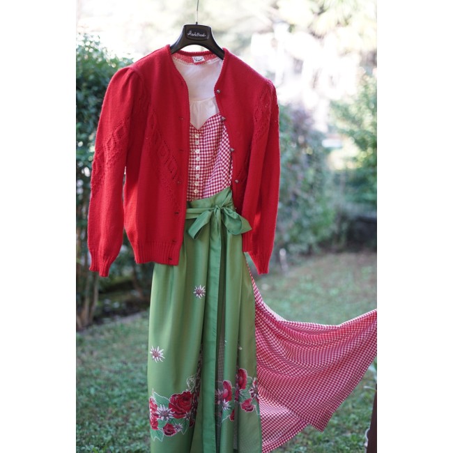 ABITO STILE TIROLESE  tg 40 it. Dirndl Hochalm