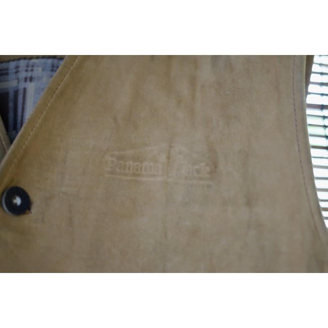 GILET  Tg. L  UOMO TIROLESE PELLE Panama Jack