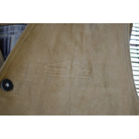 GILET  Tg. L  UOMO TIROLESE PELLE Panama Jack