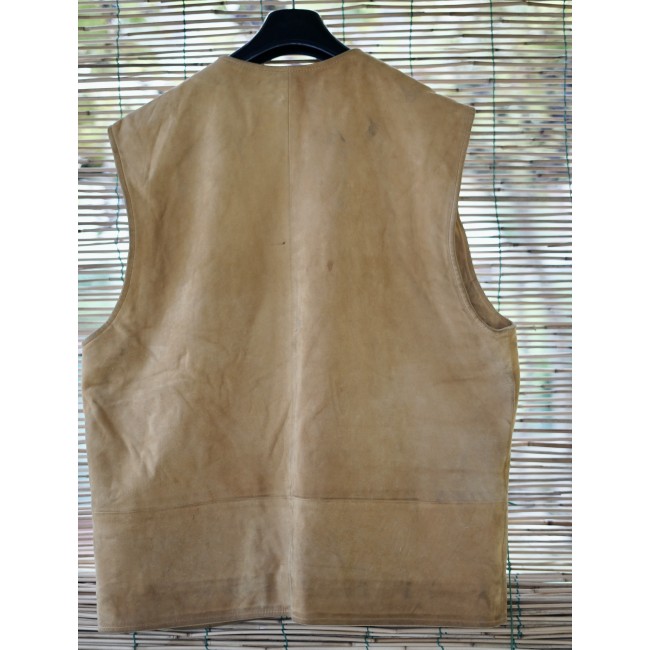 GILET  Tg. L  UOMO TIROLESE PELLE Panama Jack