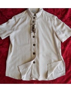 CAMICIA IN STILE TIROLESE  tg 44/46 Meico Landhaus