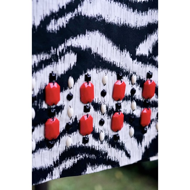 GONNA TUBINO NERO / BIANCO  14 uk/ 46 it. circa...