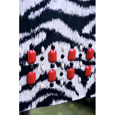 GONNA TUBINO NERO / BIANCO  14 uk/ 46 it. circa NEXT