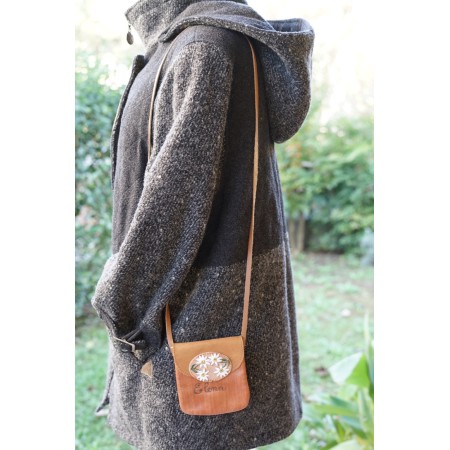 PICCOLA BORSETTA IN PELLE STILE TIROLESE  "Elena"