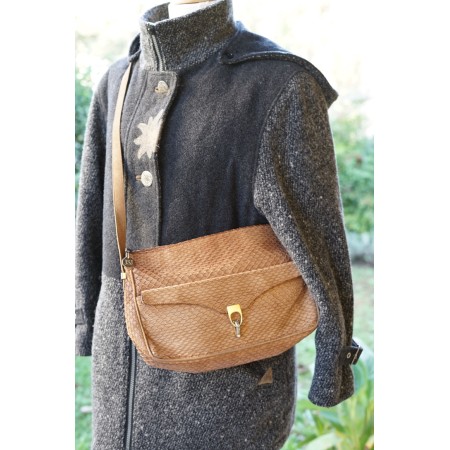 BORSA BORSETTA VINTAGE IN PELLE   "JSJ"