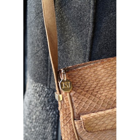 BORSA BORSETTA VINTAGE IN PELLE   "JSJ"