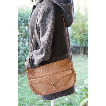 BORSA BORSETTA VINTAGE IN PELLE   "JSJ"