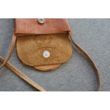 PICCOLA BORSETTA IN PELLE STILE TIROLESE  "Elena"