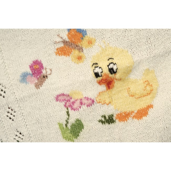 COPERTINA CREMA 73x73 cm
