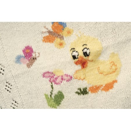 COPERTINA CREMA 73x73 cm
