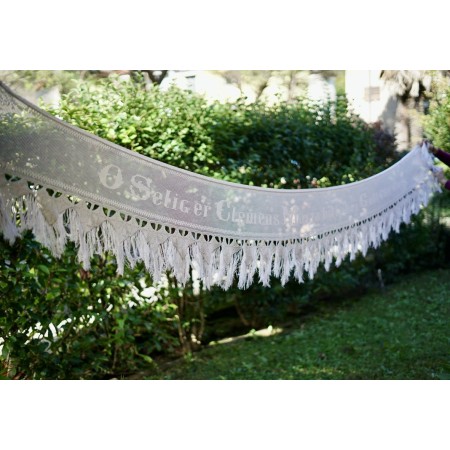 ANTICA STRISCIA VOTIVA DA ALTARE   380x43cm