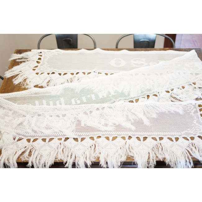 ANTICA STRISCIA VOTIVA DA ALTARE   380x43cm