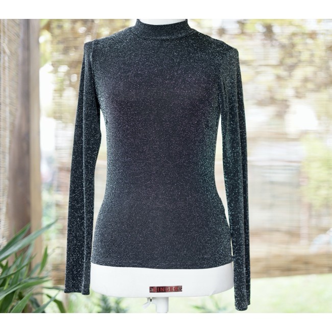 TWINSET NERO / ARGENTO  tg M