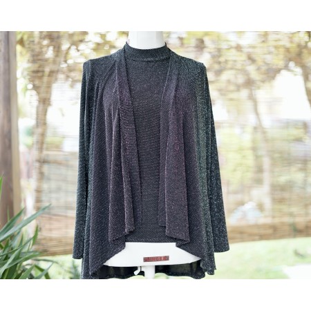 TWINSET NERO / ARGENTO  tg M