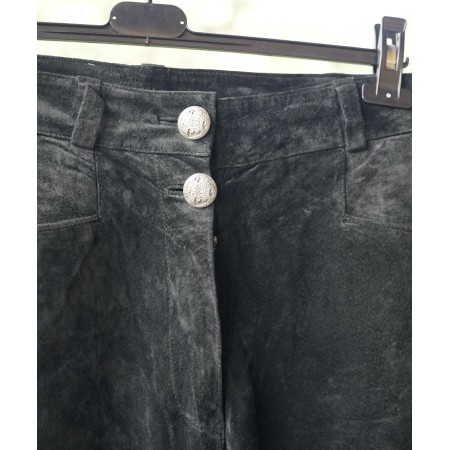PANTALONI tg. 42/44 it. PELLE  TIROLESE DONNA