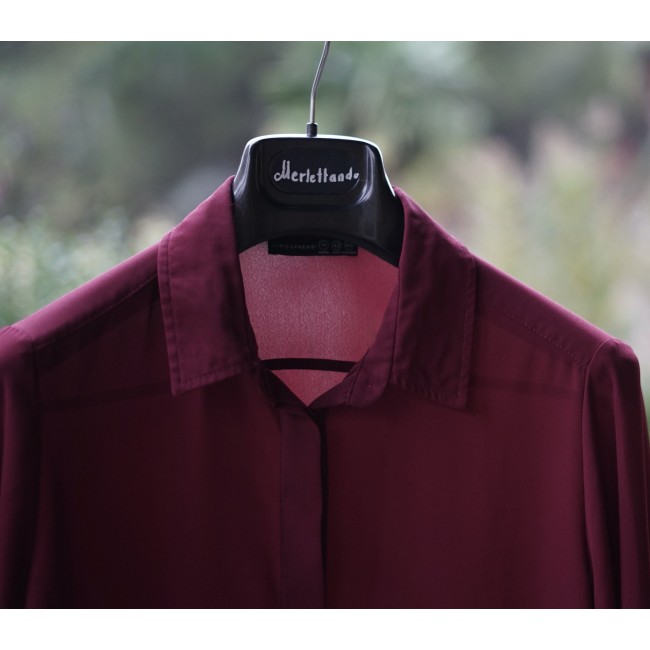 CAMICIA BORDEAUX  TG.14 uk - 44 it.   Atmosphere