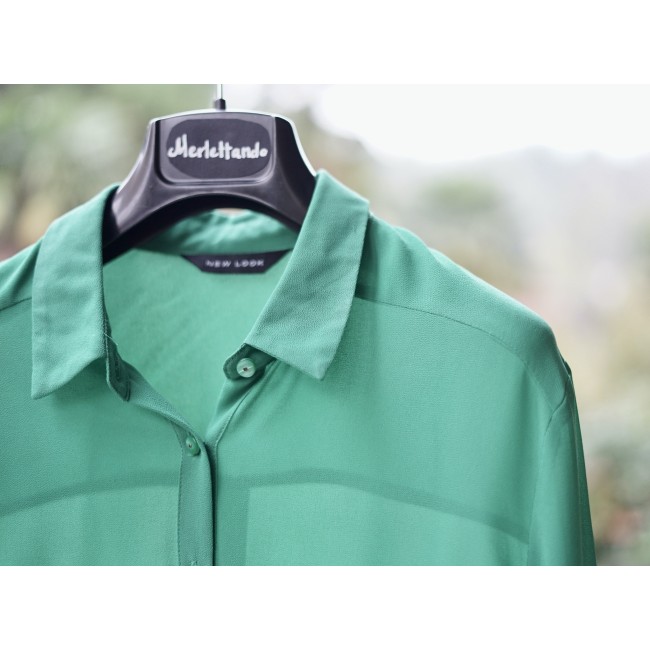 CAMICIA VERDE  TG.12 uk - 44 it.   New Look