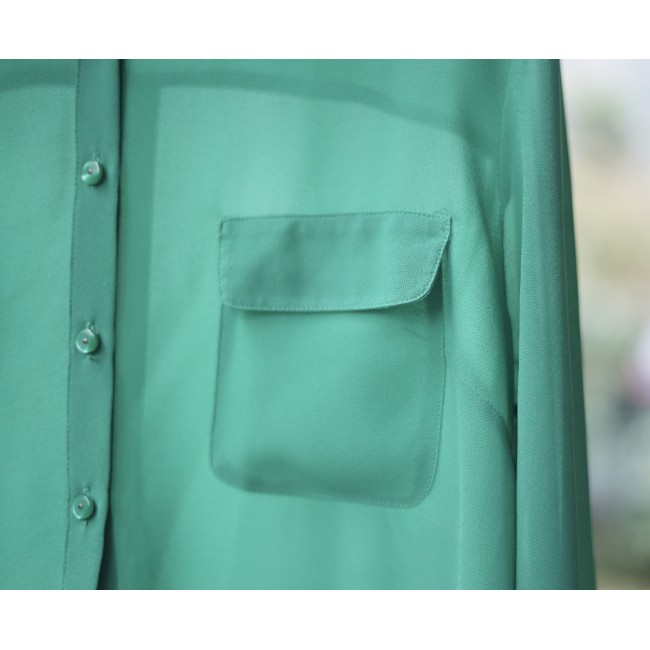 CAMICIA VERDE  TG.12 uk - 44 it.   New Look