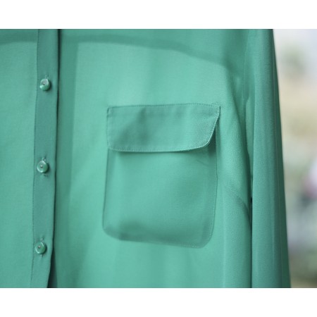 CAMICIA VERDE  TG.12 uk - 44 it.   New Look