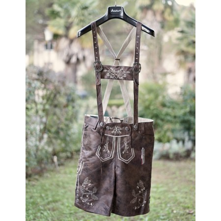 PANTALONI tg. S  TIROLESE Ecopelle