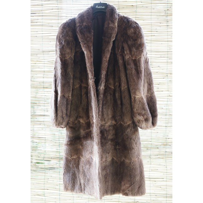 PELLICCIA DI ONDATRA  VERA Tg. M/L