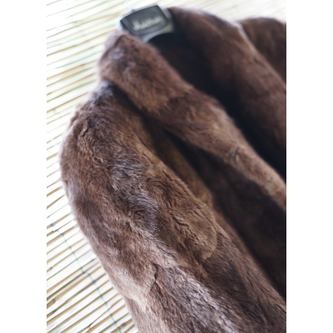 PELLICCIA DI ONDATRA  VERA Tg. M/L
