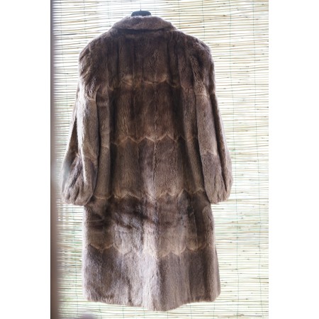 PELLICCIA DI ONDATRA  VERA Tg. M/L