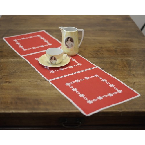 CENTRO ROSSO NATALIZIO  85x26 cm